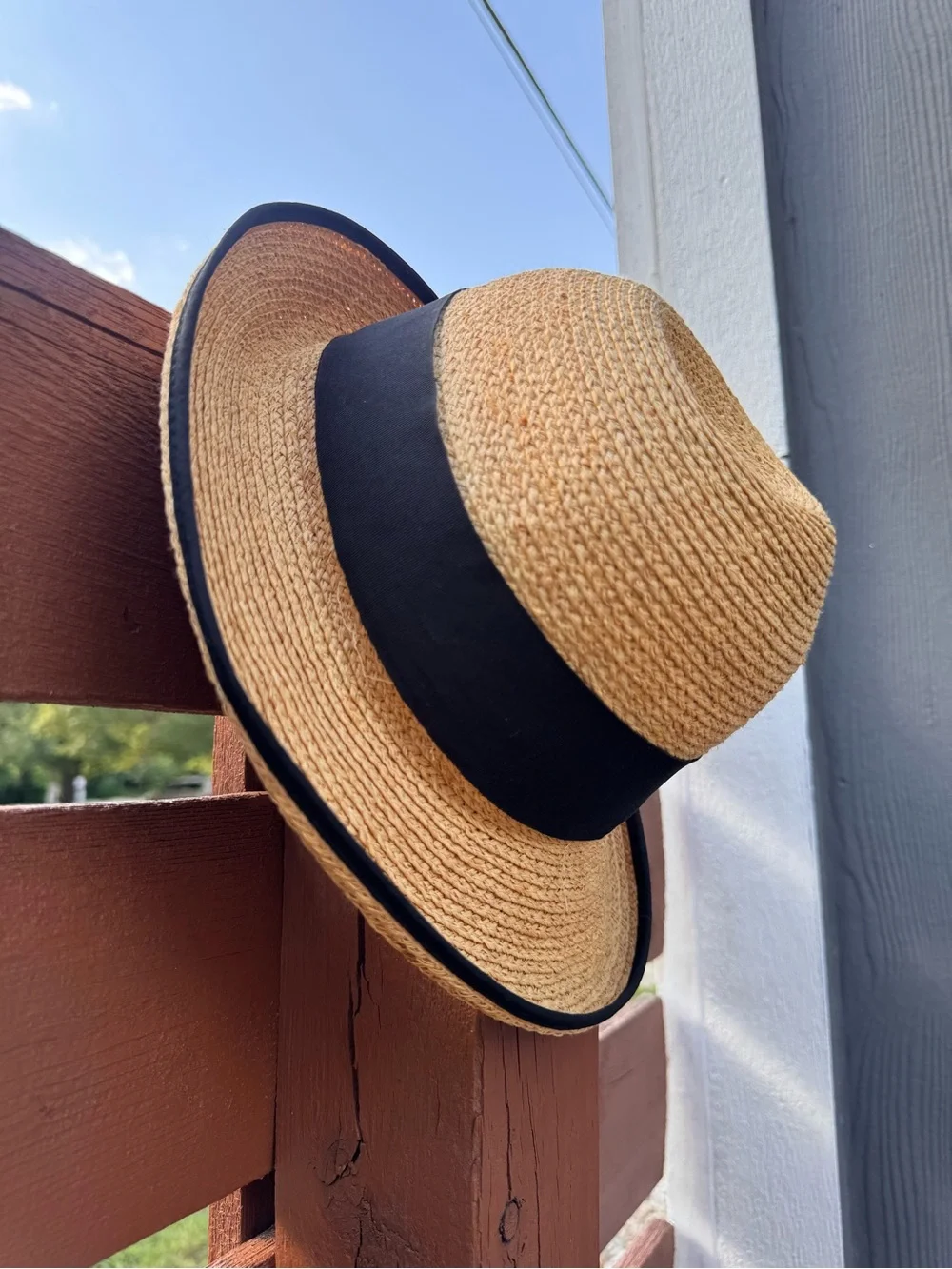 Tilley Women’s Brand Rebecca Sun Raffia Hat Vintage 90s Size LG